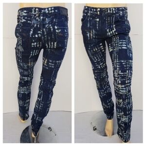 NEW ROBIN'S JEAN Motard Slim Jeans SZ 40